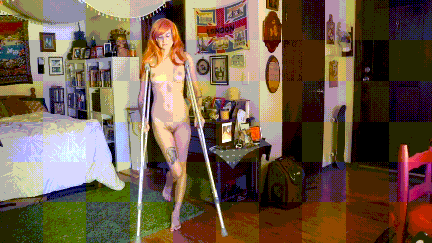 Crutches Porn